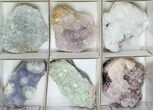 Mixed Indian Mineral & Crystal Flat - Pieces #95606-1